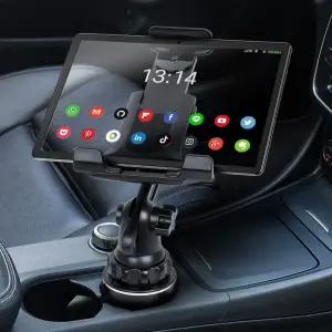 차량용 컵홀더 거치대 핸드폰 태블릿 거치대 길이조절 360도 회전