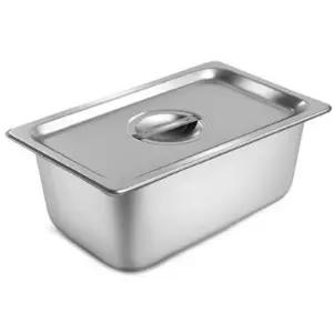 (1 4 4in) 스텐 밧드 용기 트레이 반찬통 받드 밧트/업소용/만능/학교/급식실/식당/음식점/가게/매장/바드