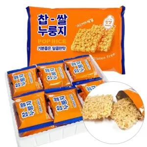 웰빙 글루텐프리 찹쌀누룽지 24gX12개 288g 바삭한 고소한 팝라이스