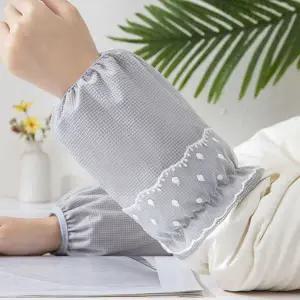 여성 레이스 작업 짧은 팔토시 1P 작업 사무실 위생 방수작업팔토시