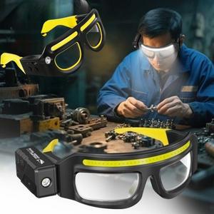 충전식투광기 2026년 신형 다기능 안경 라이트 타입C 충전 경고 램프 컴팩트 터치 센서