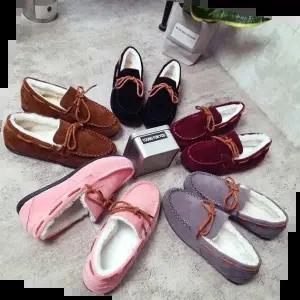 통굽로퍼 여성털신발 로퍼 겨울신발 단화 낮은굽 편한 구두