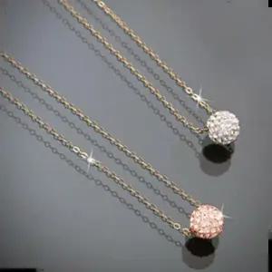 금목걸이 GOLD 미러볼 목걸이 기본형 14K 8mm 42cm