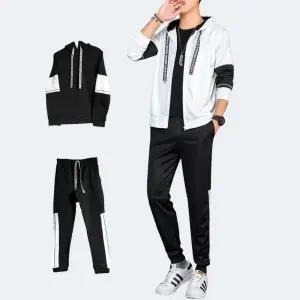 스트랩 라인 후드 셋업 여름 트레이닝복 릿패션 옷 유니패션 캐주얼팬츠 스포츠웨어 조거팬츠