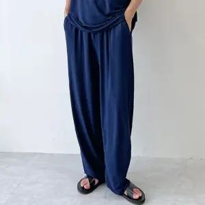 남성 여름 와이드 쿨 밴딩팬츠 1p 데일리 홈웨어 바지 남자 시원한