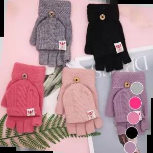 발열장갑 손가락 벙어리 장갑 캐시미어 소재 방한장갑