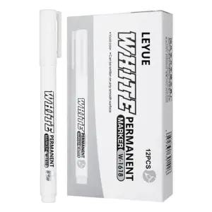 유성 마카펜 화이트 아크릴 페인트 마커펜 유리에 쓰는 지워지지 않는 매직펜 12개