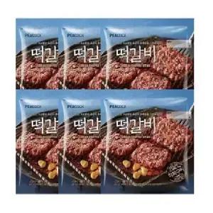 피코크 떡갈비 6팩 450gx6팩