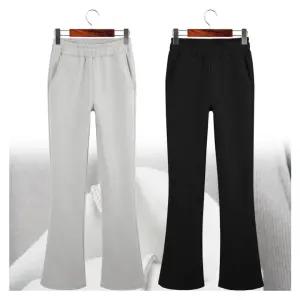 허밍퍼플 여성용 1729 S 슬림 기모 부츠컷 빅사이즈 따뜻한 슬림 날씬 긴바지 하의 팬츠 스타일 좋은 겨울