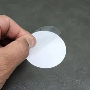 원형 겔패드 지름 6.5cm 9cm 12cm 15cm 차량용 거치대 흡착판 내비게이션 하이패스 블랙박스 유리흡착식