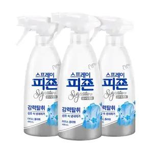 [유통기한 임박] 피죤 스프레이 시그니처 아이스플라워, 490ml, 3개