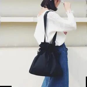 비치백 귀여운 복조리 스타일 캐주얼 패션 캔버스 에코백