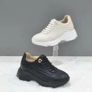 [탠디]여성 소가죽 6cm 키높이 스니커즈 X23218jv_JJ