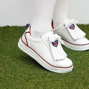 [아웃도어스/울시]여성 킬티브리티시클래식_화이트레드 HWWG2S01FG3204