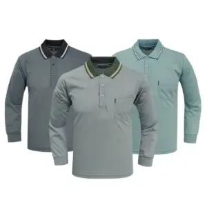 남자 카라티셔츠 yt04 사계절 긴팔티 무지 남성용 pk