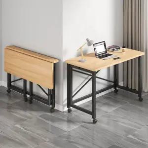 간이 이동식테이블 원룸 슬림 접이식책상 이동식 바퀴달린