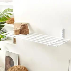 다용도선반 직사각/벽면 높이조절 철제 베란다 정리대 벽선반 벽걸이선반