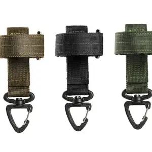 마리빙 클립 열쇠 1P 키고리 찍찍이 용품 수납 다목적행거 회전형 등산 버클 전술장비 키홀더