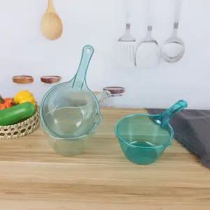 투명 손잡이형 자루바가지 물바가지 다라이 자루바가지 물바가지 다라이