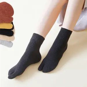 여자 데일리 부드럽고 편한 타비 5컬러 발가락 양말 여성양말 여성덧신