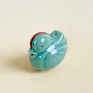 청자 원앙 연적 서예용품 화방용품 장식소품 동물인형 미니어처