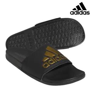 아디다스 아딜레트 컴포트 슬리퍼 블랙골드 EG1850 삼선 쿠션