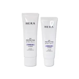 헤라 NEW UV 프로텍터 톤업 라벤더 50ml + 40ml 리뉴얼 쿨톤 선크림 메이크업 베이스