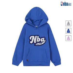 [NBA KIDS](천안아산점)[가격인하] 블루 NBA 아플리케 포인트 후드 티셔츠 K241TH030P_BL(21)