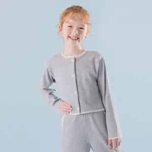 [아이러브제이] 레아비 레이스 크롭 가디건 JYSOU06