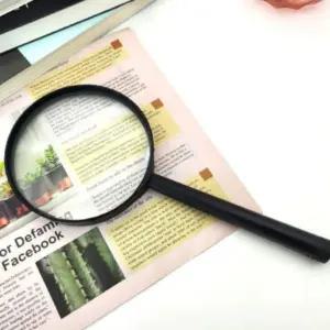 (100mm) 휴대용 롱핸디 돋보기/확대경/손잡이/독서/돗보기/노안/책독보기/성경/노인/책확대경/책돋보기