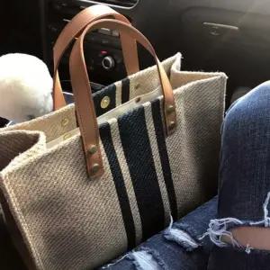 G125952 배색포인트 쇼퍼백 토트백