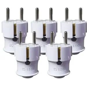 (5P) 접지 일자 전기 전원 플러그 산업용 돼지코 전선/리필용/편리/절약/대기/전력/플라그/꽂음/헤드
