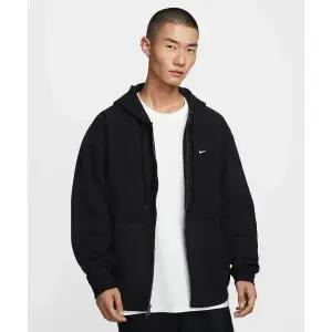 나이키 NIKE 솔로 스우시 풀집 플리스 후디 M - 블랙:블랙:화이트 HV1085-010 427166