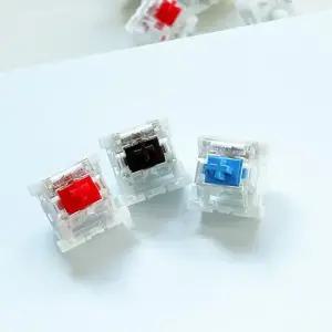 커스텀 기계식 키보드 스위치 오테뮤 청축 적축 갈축 무소음 게이밍 키캡 키링 만들기 부자재