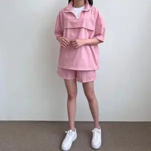 여성의류 여성패션 아노락 바스락티 세션 여자 반팔 반바지 세트 SD-230524W