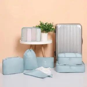 bns 캐리어정리백 7종세트 KN131 여행용세면파우치 트래블파우치세트 캐리어파우치