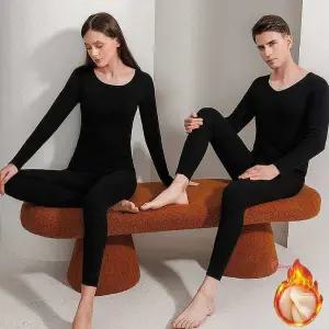 여성 내복세트 겨울 보온내의 발열 기모 양면피치 여자 남녀 남성 남자 방한 헴라인 얇은efg834