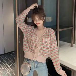 트위드 RU15UY82 니트 가디건 자켓 HH-B56