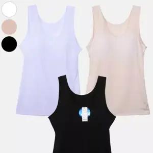 부드럽고 쾌적한 착용감 쿨 인견 런닝 심플나시 여성