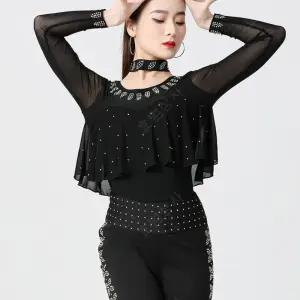 라틴 댄스복상의 방송 라인 공연복 의상 라인댄스복 밸리