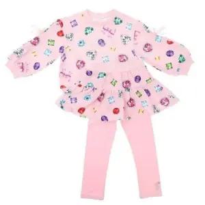 [롯데백화점]프렌치캣 PK 보석나염 TS,치랭스 세트 (Q51DCT100CP080C)