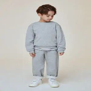 [빈HU] (BA17PT03GY) 그레이 다이마루 배기팬츠