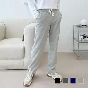 노반 남자 무지 면 일자 통바지 SD220981