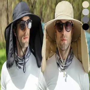 농사모자 챙 자외선차단 모자 목보호 남녀 커버 매쉬