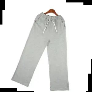 남자면와이드팬츠 남녀공용 빅사이즈 일자바지 밴딩 편한 츄리닝 스판