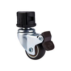 폴딩카트 휴대용 쇼핑 카트 바퀴 다기능 TPR 내마모성 바퀴 금속 프레임 미끄럼 방지 범용 브레이크 스토리지 도구