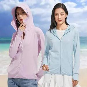 여성 TV43WS24 아이스 쿨 후드 래쉬가드 냉감 점퍼 바람막이 봄