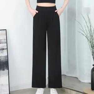 시즈올 CL86XK28 여성용 링클프리 스판 밴딩 와이드 슬랙스