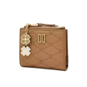 [국내백화점] 닥스 여성 반지갑 칼라일 3단 골드 브랜드지갑 카드지갑겸용 동전수납