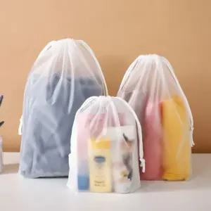 방수 복조리 파우치 더스트백 어린이집 수건 여벌옷 조리개 수영복 복주머니 화장품 비닐 스트랩 스트링 백